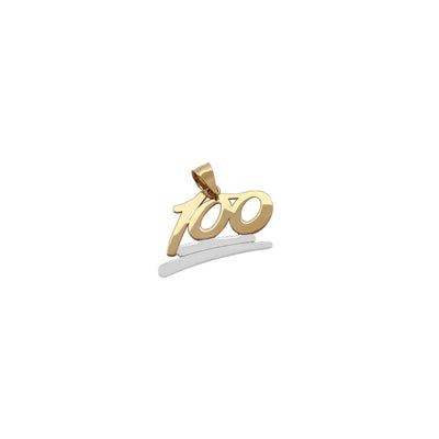 "100" Pendant (14K) Lucky Diamond New York
