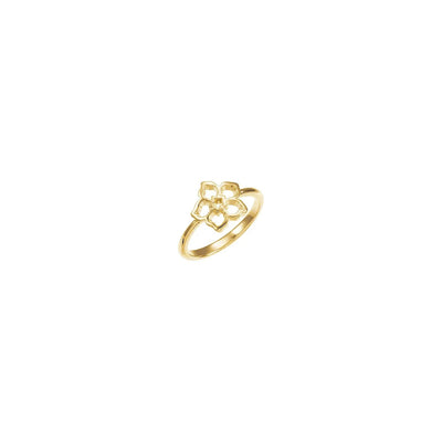 Forget Me Not Flower Ring yellow (14K) main - Lucky Diamond - New York