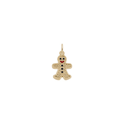 Gingerbread Man Pendant (14K) Lucky Diamond - New York