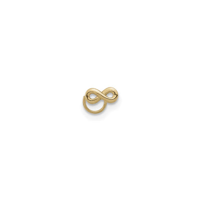 Infinity Symbol Nose Ring (14K) front - Lucky Diamond - New York