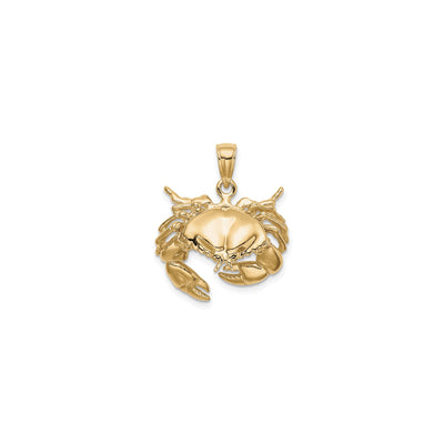 Stone Crab Pendant (14K) front - Lucky Diamond - New York