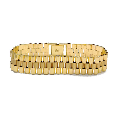 Presidential Gold Bracelet (14K) Lucky Diamond New York