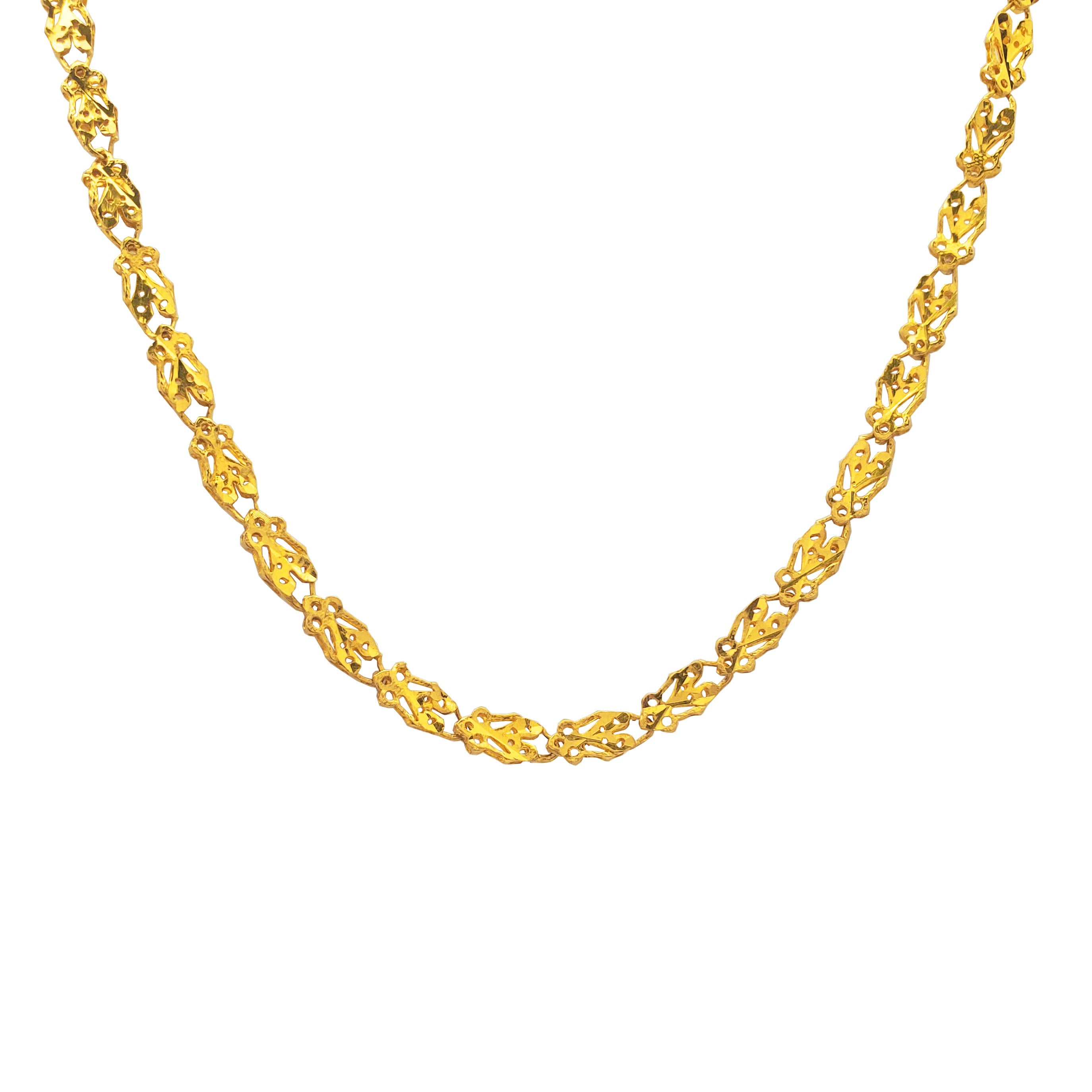 Fancy Locust Link Chain (24K) – Lucky D