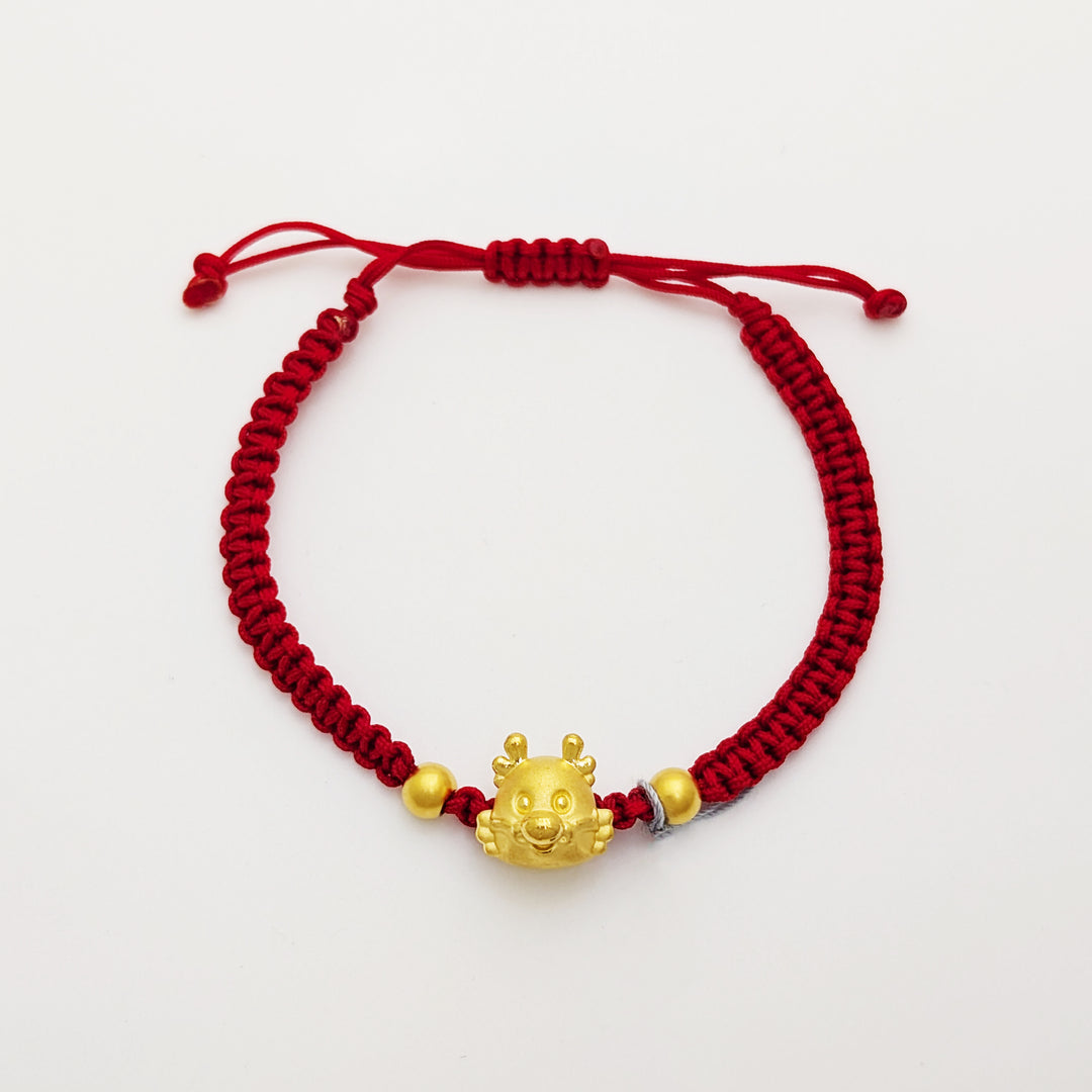 Dragon Head Chinese Zodiac Red String Bracelet (24K) – Lucky D