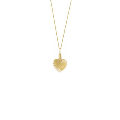Heart Ash Holder Necklace (10K) front - Lucky Diamond - New York
