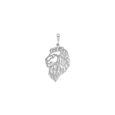 Lion Head Profile Diamond-Cut Pendant (10K) front - Lucky Diamond - New York