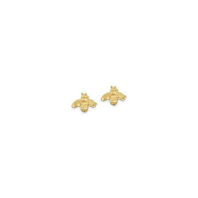Bumblebee Stud Earrings (14K) front - Lucky Diamond - New York