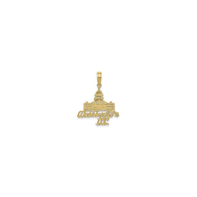 Capitol Building Pendant (14K) front - Lucky Diamond - New York