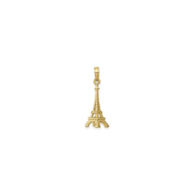 Eiffel Tower Pendant yellow (14K) front - Lucky Diamond - New York