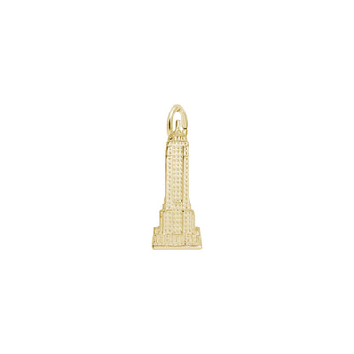 Empire State Building Charm yellow (14K) main - Lucky Diamond - New York