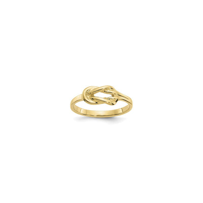 Freeform Love Knot Ring yellow (14K) main - Lucky Diamond - New York