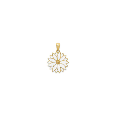 Fully Blossomed Daisy Pendant (14K) front - Lucky Diamond - New York