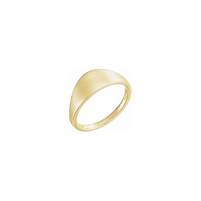 Geometric Signet Ring yellow (14K) main - Lucky Diamond - New York