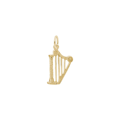 Harp Charm yellow (14K) main - Lucky Diamond - New York