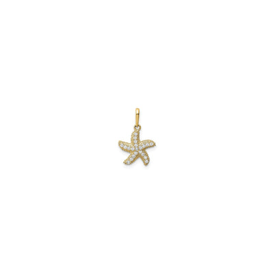 Icy Starfish Pendant (14K) front - Lucky Diamond - New York