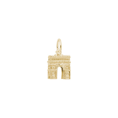 L’Arc de Triomphe Charm yellow (14K) main - Lucky Diamond - New York