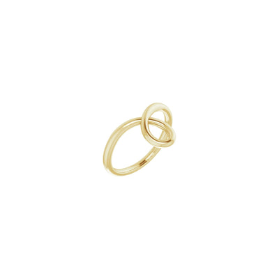 Looped Stackable Ring yellow (14K) main - Lucky Diamond - New York