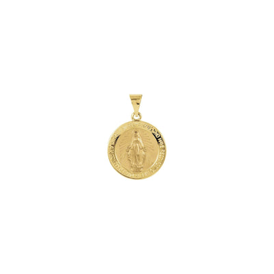 Miraculous Round Medal (14K) front - Lucky Diamond - New York