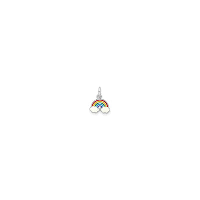Rainbow Pendant (Silver) front - Lucky Diamond - New York
