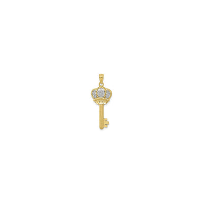 Royal Crown Key Pendant (14K) front - Lucky Diamond - New York