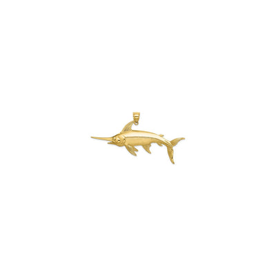 Swordfish Pendant (14K) front - Lucky Diamond - New York