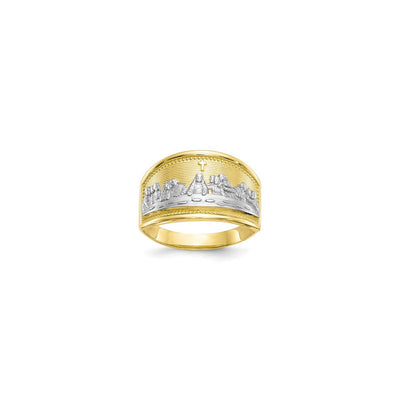 Two-Tone Last Supper Ring (10K) main - Lucky Diamond - New York
