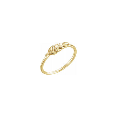 Wheat Stackable Ring yellow (14K) main - Lucky Diamond - New York