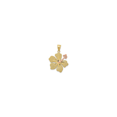 Hibiscus Flower Pendant (14K) front - Lucky Diamond - New York