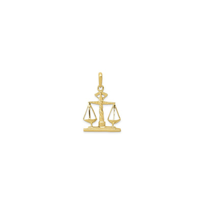 Scale of Justice Pendant (14K) front - Lucky Diamond - New York