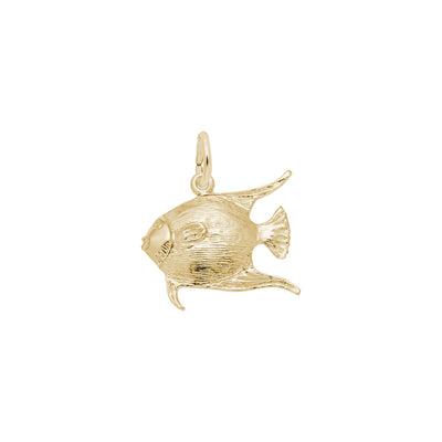 Angelfish Charm yellow (14K) main - Lucky Diamond - New York