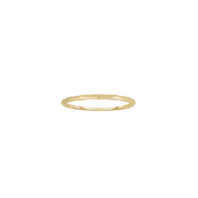 Bamboo Stackable Ring (14K) main - Lucky Diamond - New York