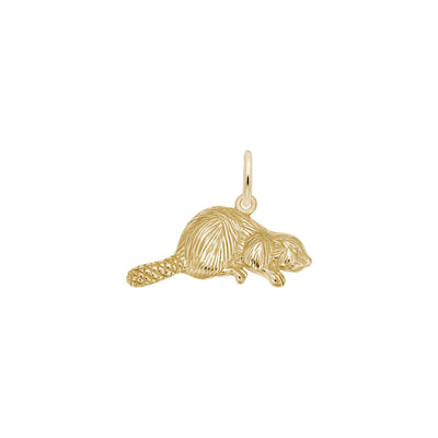 Beaver Charm yellow (14K) main - Lucky Diamond - New York