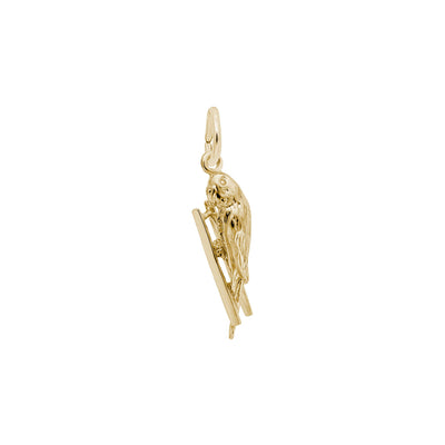 Budgie Charm yellow (14K) main - Lucky Diamond - New York