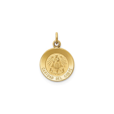 Caridad del Cobre Medal Pendant (14K) front - Lucky Diamond - New York