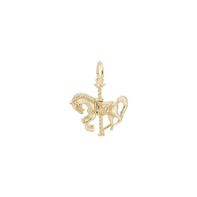 Carousel Horse Charm yellow (14K) main - Lucky Diamond - New York