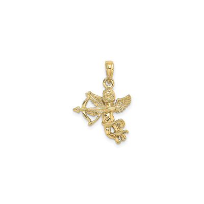 Cupid with Bow and Arrow Pendant (14K) front - Lucky Diamond - New York