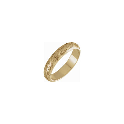 Curly Vines Wedding Ring (14K) main - Lucky Diamond -New York