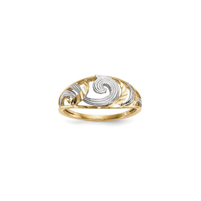Diamond-Cut Swirl Ring (14K) main - Lucky Diamond - New York