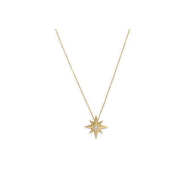 Diamond North Star Necklace (14K) Lucky Diamond - New York