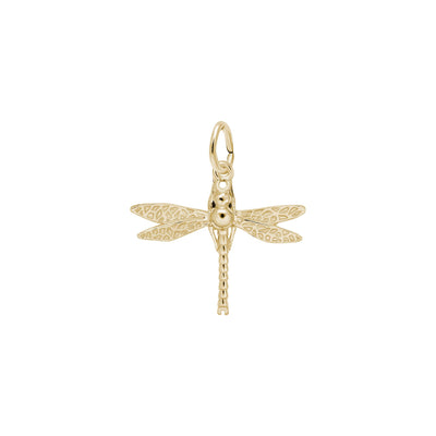 Dragonfly Charm yellow (14K) main - Lucky Diamond - New York