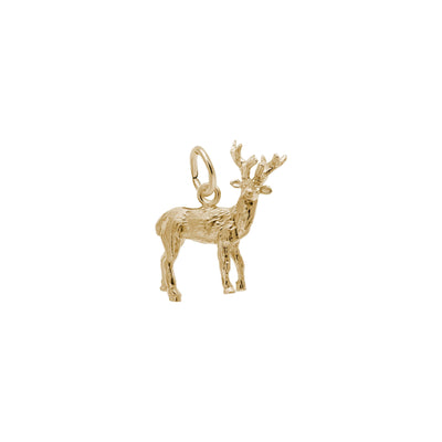 Elk Pendant (14K) Lucky Diamond - New York