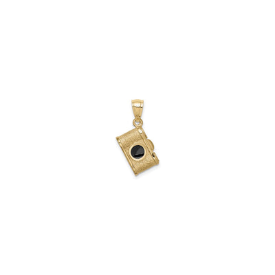Film Camera Enamel Pendant (14K) front - Lucky Diamond - New York