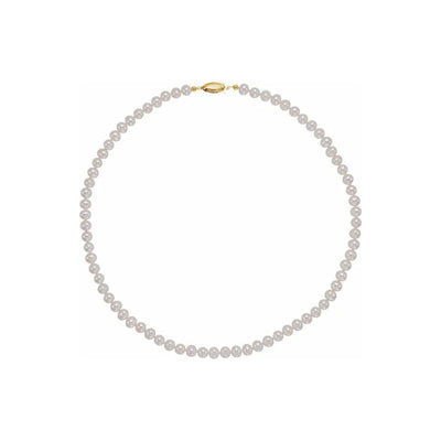 Freshwater Cultured Pearl Necklace (14K) main - Lucky Diamond - New York