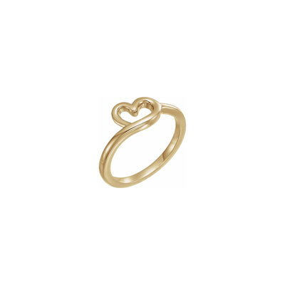 Heart Outline Ring (14K) main - Lucky Diamond - New York