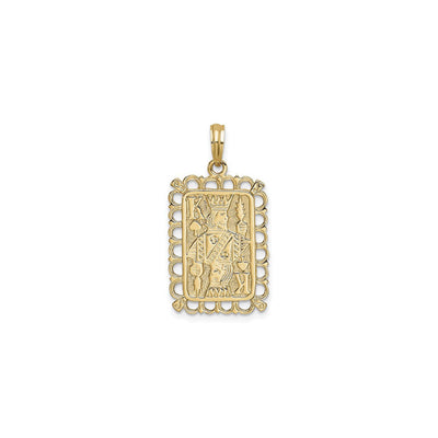 King of Spades Playing Card Pendant (14K) front - Lucky Diamond - New York
