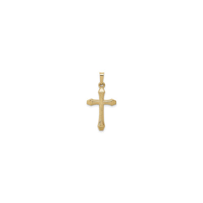 Lightweight Textured Latin Cross (14K) front - Lucky Diamond - New York