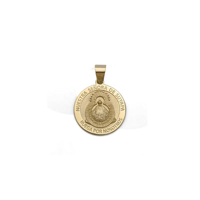Nuestra Senora de Suyapa Medal Pendant (14K) Lucky Diamond - New York