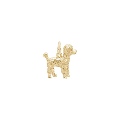 Poodle Dog Charm yellow (14K) main - Lucky Diamond - New York
