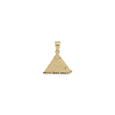 Pyramid Open Back Pendant (14K) front - Lucky Diamond - New York