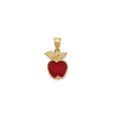 Red Apple Pendant (14K) front - Lucky Diamond - New York